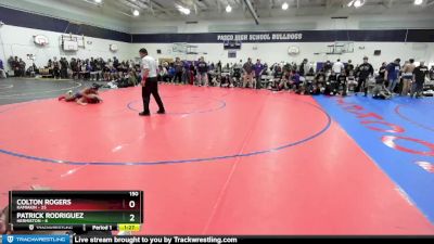 150 lbs Round Two - Patrick Rodriguez, Hermiston vs Colton Rogers, Kamiakin