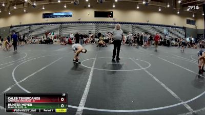 76 lbs Round 5 (8 Team) - Hunter Meyer, Brawler Elite vs Caleb Tsikerdanos, Warhawks Wrestling