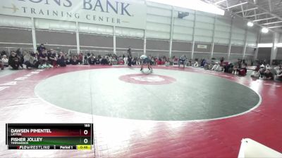 165 lbs Cons. Round 5 - Fisher Jolley, Timpanogos vs Dawsen Pimentel, Layton