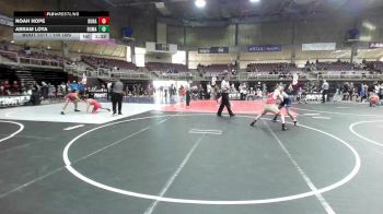 130 lbs Rr Rnd 2 - Noah Hope, Duran Elite vs Abram Loya, Dumas WC