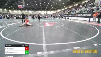 135 lbs Final - Brynn Madden, USA Gold vs Audrey Robinson, Legacy Elite Wrestling Club
