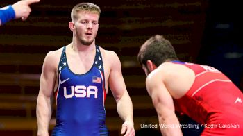 74 kg Quarterfinal - Jason Nolf, USA vs Dzhabrail Gadzhiev, AZE