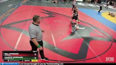 Quarterfinal - Mavrick Hagemann, Elkhorn Valley vs Will Sprenger, Valentine