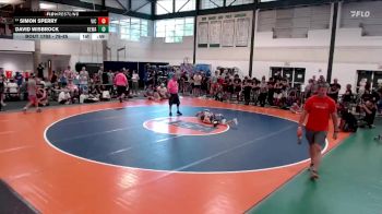 76-85 lbs Semifinal - Simon Sperry, VICTORY vs David Wisbrock, Southside Outlaws Wrestling Cl