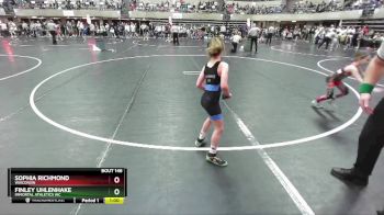 54-59 lbs Round 3 - Sophia Richmond, Wisconsin vs Finley Uhlenhake, Immortal Athletics WC