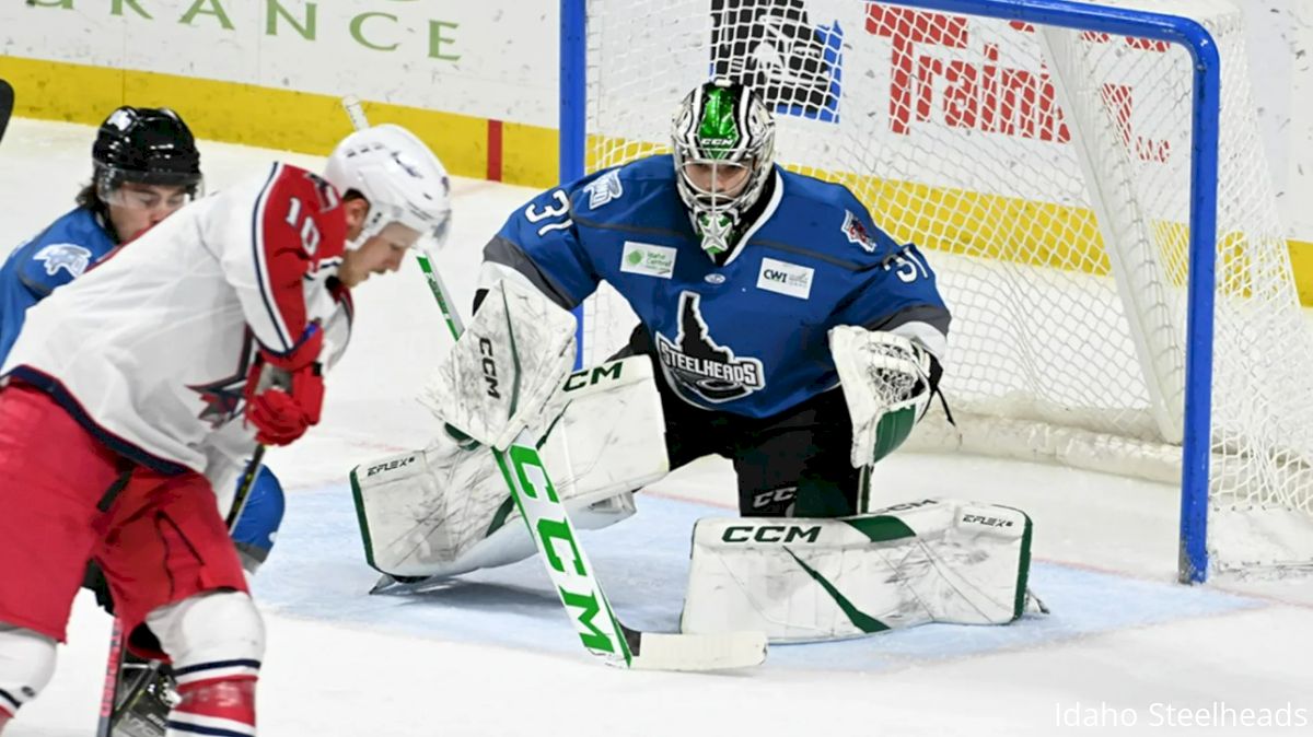 Idaho's Poirier Named Warrior Hockey/ECHL Goaltender Of The Month