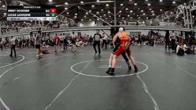 150 lbs Finals (2 Team) - Jimmy Goodger, Wrecking Crew Blue vs Lucas Lahousse, New England Gold