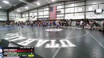 69 lbs Cons. Round 2 - Cruz Chisholm, Fremont Wrestling vs Colston Allen, Champions Wrestling Club