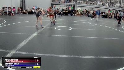 95 lbs Round 1 (8 Team) - Angie Torres, Central Pennies Power vs Brianna Biggs, Full Circle