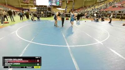 285 lbs Champ. Round 1 - Keagyn Linden, Nebraska vs Hayden Skillings, Coon Rapids Mat Bandits Wrestling Club