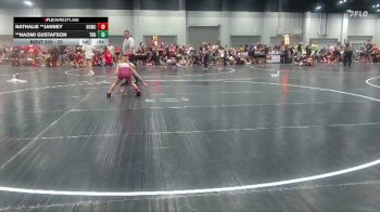 70 lbs Round 2 - **Naomi Gustafson, Top Rank Hammers vs Nathalie **Janney, Heard County Wrestling Club