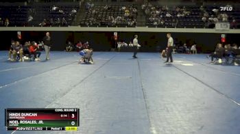 125 lbs Cons. Round 2 - Noel Rosales, Jr., Luther vs Hinds Duncan, Huntingdon