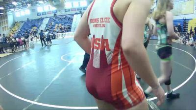 140 lbs Round 2 (6 Team) - Claire O`Donnell, Head Hunters vs Emma Hoppe, Big Money Moving