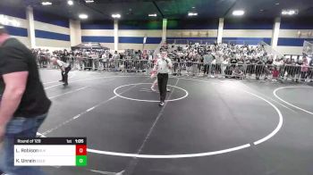 120 lbs Round Of 128 - Logan Robison, Elk Grove Wr Ac vs Kel Unrein, Colorado Outlaws