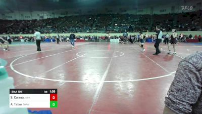 120 lbs Round Of 16 - Shelby Correa, Jenks Trojan Wrestling Club vs Alli Taber, Shawnee Middle School