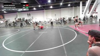 116 lbs Semifinal - Jaxon Moralez, Juggernaut WC vs Sebastian Kiyan, Mantanona TC