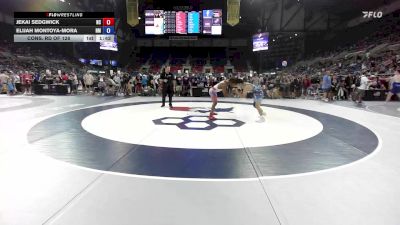 120 lbs Cons. Rd Of 128 - Jekai Sedgwick, NC vs Elijah Montoya-Mora, NM