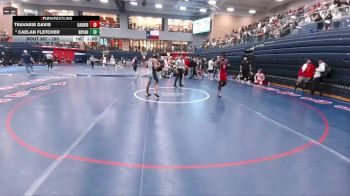 190 lbs 5th Place Match - Caelan Fletcher, Bryan vs Travaris Davis, Conroe Oak Ridge