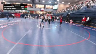 190 lbs 5th Place Match - Caelan Fletcher, Bryan vs Travaris Davis, Conroe Oak Ridge
