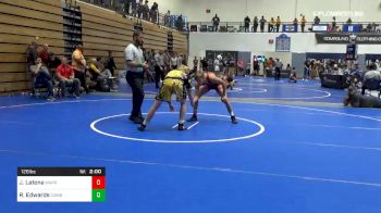 126 lbs Quarterfinal - James Latona, Warrior Wrestling vs Riley Edwards, Combat