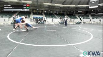 140 lbs 2nd Place - Cole Hill, Team Tulsa Wrestling Club vs Kenny Doyle, Choctaw Ironman Youth Wrestling