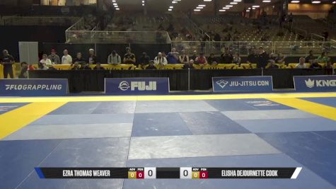 Elisha Dejournette Cook vs Ezra Thomas Weaver 2025 Pan Jiu Jitsu IBJJF Championship