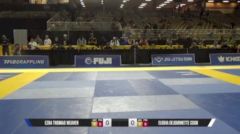 Elisha Dejournette Cook vs Ezra Thomas Weaver 2025 Pan Jiu Jitsu IBJJF Championship