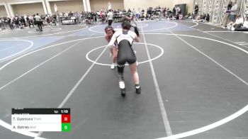 123 lbs Round Of 64 - Taydem Uyemura, Team Honey Badgers vs Arianna Batres, Misfits