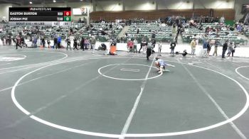 46 lbs Quarterfinal - Easton Burton, Nighthawks WC vs Josiah Piz, Team Coalinga
