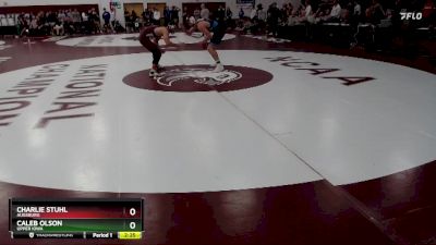 157 lbs Semifinal - Charlie Stuhl, Augsburg vs Caleb Olson, Upper Iowa