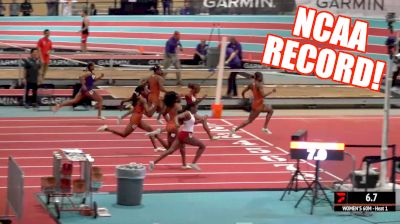 Texas' Julien Alfred Does It Again! A NEW 60m COLLEGIATE RECORD 7.00!