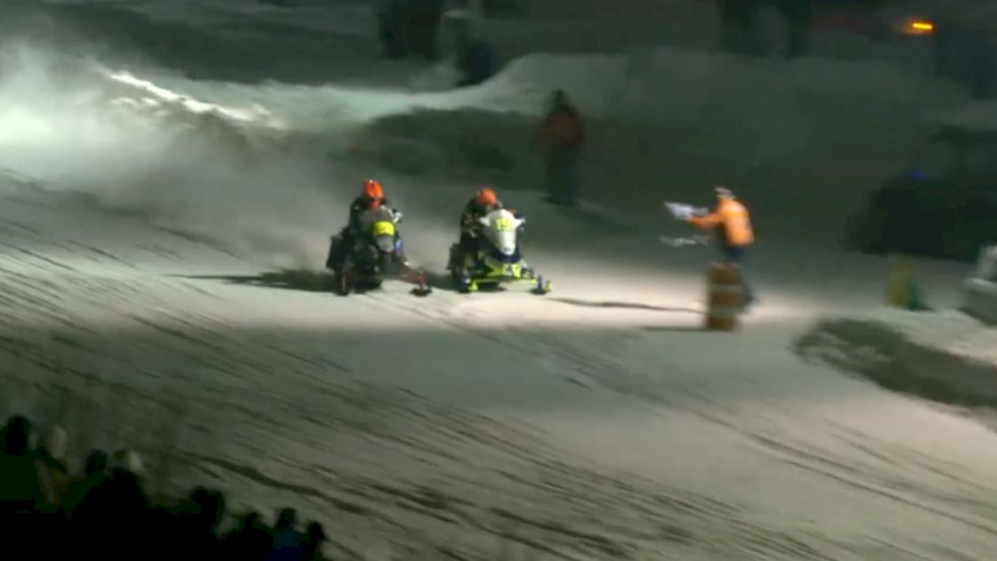 Incredible Photo Finish In International 500 Snowmobile Race