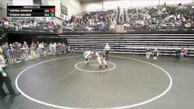 4A 235 lbs Champ. Round 1 - Sophia Johnson, Cedar vs Zyanya Salome, Ridgeline