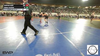 143 lbs Consi Of 16 #1 - Zairyon Hart, Blanchard High School vs Semaj Vaughn, Putnam City