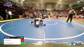 67 lbs Consi Of 8 #2 - Jaxon Garell, Skiatook Youth Wrestling vs Mason Woolman, Pryor Tigers