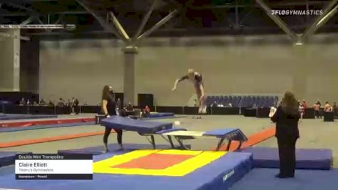 Claire Elliott - Double Mini Trampoline, Tataru's Gymnastics - 2021 USA Gymnastics Championships
