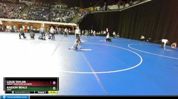 53 lbs Quarterfinal - Louis Taylor, Sebolt Wrestling Academy vs Kaeson Beals, Iowa
