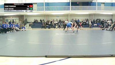 184 lbs Round 4 (8 Team) - Alex Hicks, Muskegon Community College vs Cade Tomkins, Triton College