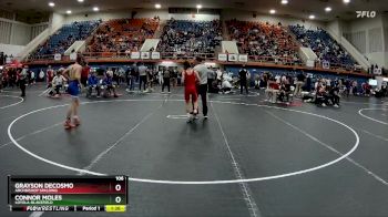 106 lbs Semifinal - Grayson DeCosmo, Archbishop Spalding vs Connor Moles, Loyola-Blakefield