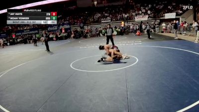 D 2 157 lbs Cons. Round 5 - Jay Hays, St. Thomas More vs Noah Yonker, Archbishop Hannan