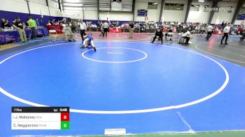 77 lbs 5th Place - Jackson Mahoney, New England Gold vs Christopher Reggianinni, Pembroke