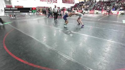 120 lbs Champ. Round 1 - Ethan Duenas, La Serna vs Gregory Vargas, Warren