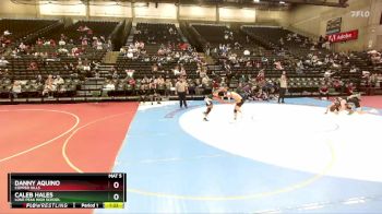 160 lbs Champ. Round 3 - Caleb Hales, Lone Peak High School vs Danny Aquino, Copper Hills