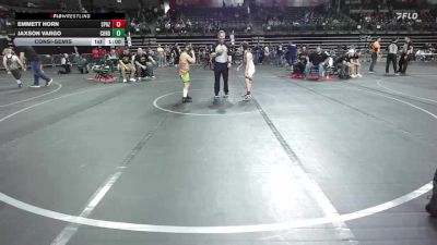 95 lbs Consolation - Emmett Horn, Spazz Wrestling vs Jaxson Vargo, Cordoba Trained