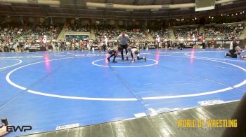 67 lbs Consi Of 32 #1 - Memphis Ried, Room 36 vs Lamario Ramsey JR., Del City Little League Wrestling