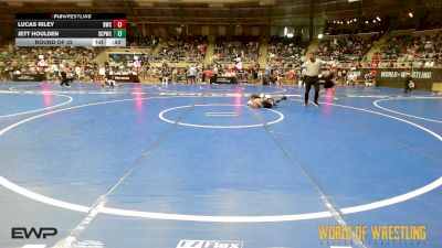 61 lbs Round Of 32 - Lucas Riley, Bentonville Wrestling Club vs Jett Houlden, South Central Punisher Wrestling Club