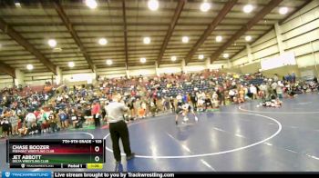 105 lbs 1st Place Match - Chase Boozer, Fremont Wrestling Club vs Jet Abbott, Delta Wrestling Club