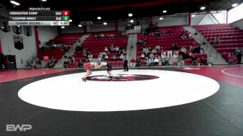 106 lbs Champ. Round 1 - Cooper Keely, BLANCHARD vs Creighton Corp, CROSSINGS CHRISTIAN