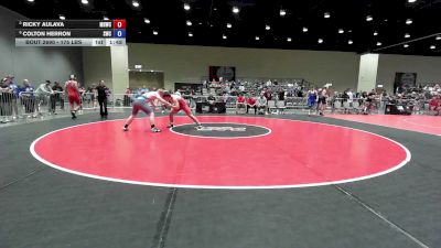 175 lbs Quarters - Ricky Aulava, Mile High Wrestling Club vs Colton Herron, Shawnee Wrestling Club