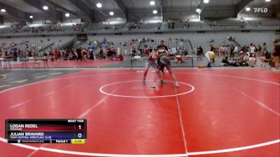 157 lbs Cons. Round 4 - Julian Bravard, Team Central Wrestling Club vs Logan Redel, Missouri